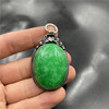 Agate sunny green pendant, sweater jade