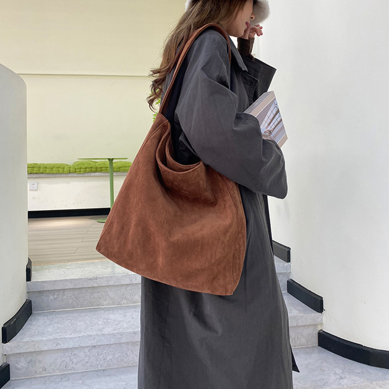 여성 PU 토트백 대용량 숄더백 자석 잠금 데일리 가방