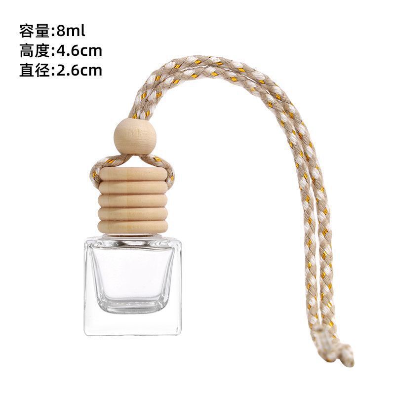 多规格车载香薰空瓶悬挂式玻璃香薰分装瓶高颜值车载挂绳香薰瓶|undefined