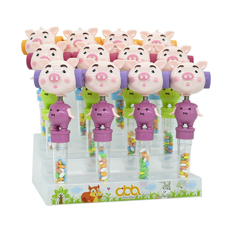 마카롱 호루라기 돼지 (전체 12 배달 디스플레이 스탠드)