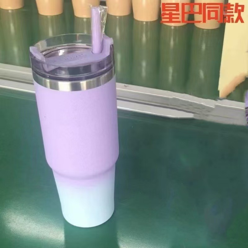 车载冰霸杯星巴同款亚马逊304保温杯不锈钢便捷 大容量咖啡汽车杯|undefined