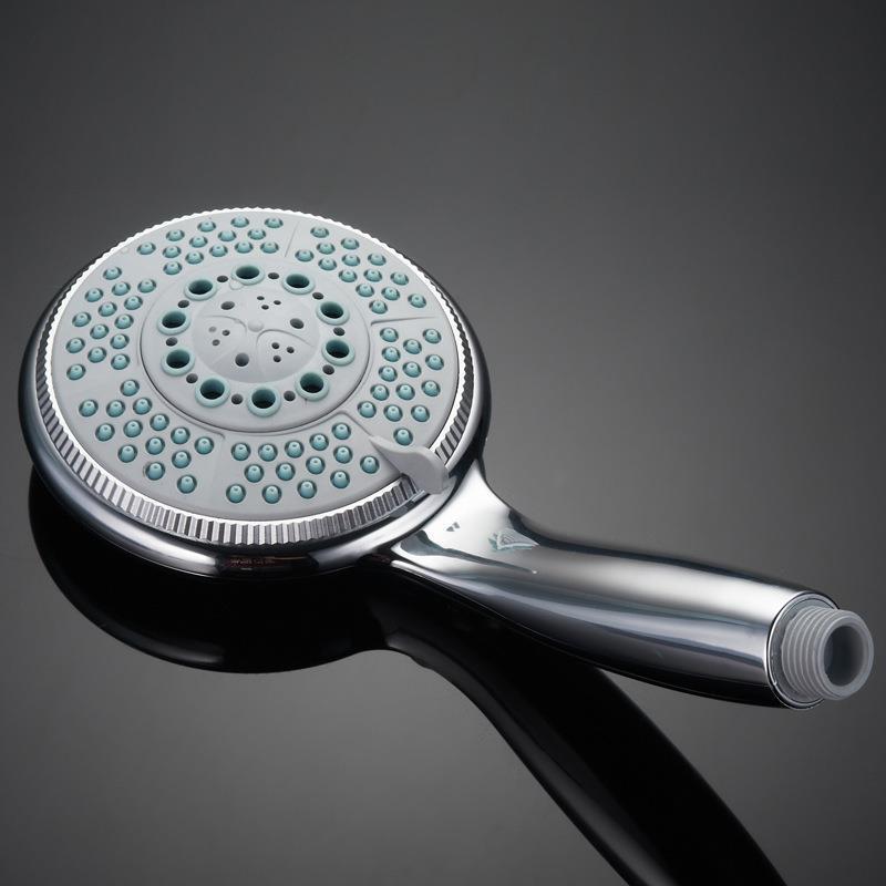 Old-Style Shower Head for Foreign Trade, Large Paddle-Shaped, Coarse Hole, Large Panel, Abs Plastic Handheld Shower Head, Shower Set