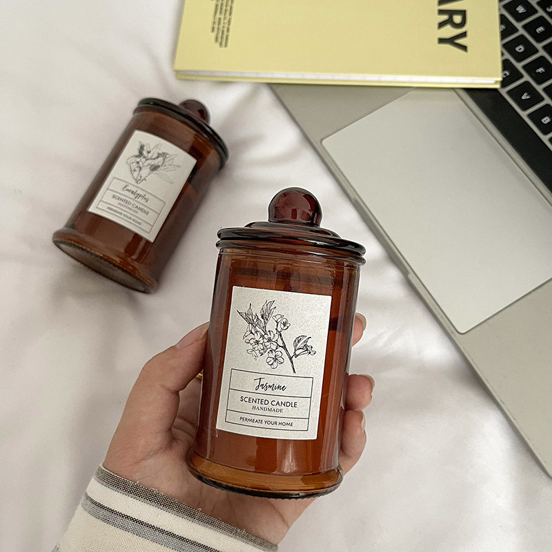Vintage Niche Style High-End Romantic Atmosphere Aromatherapy Candle Decoration Desktop Bedroom Fragrance Ornament Gift_voghion.com