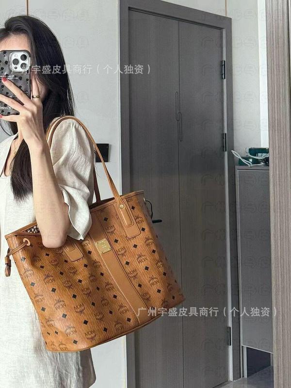 MC新款潮流子母包托特包单肩大容量购物袋时尚百搭腋下包通勤女包|undefined