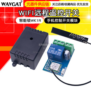 Access control remote control switch easy micro mobile phone control switch module door lock electric control lock change smart lock WK1R