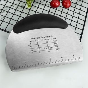With scale thickened stainless steel wire drawing cutting surface cutting surface group single-sided cutting knife scraping panel kitchen baking Weidong