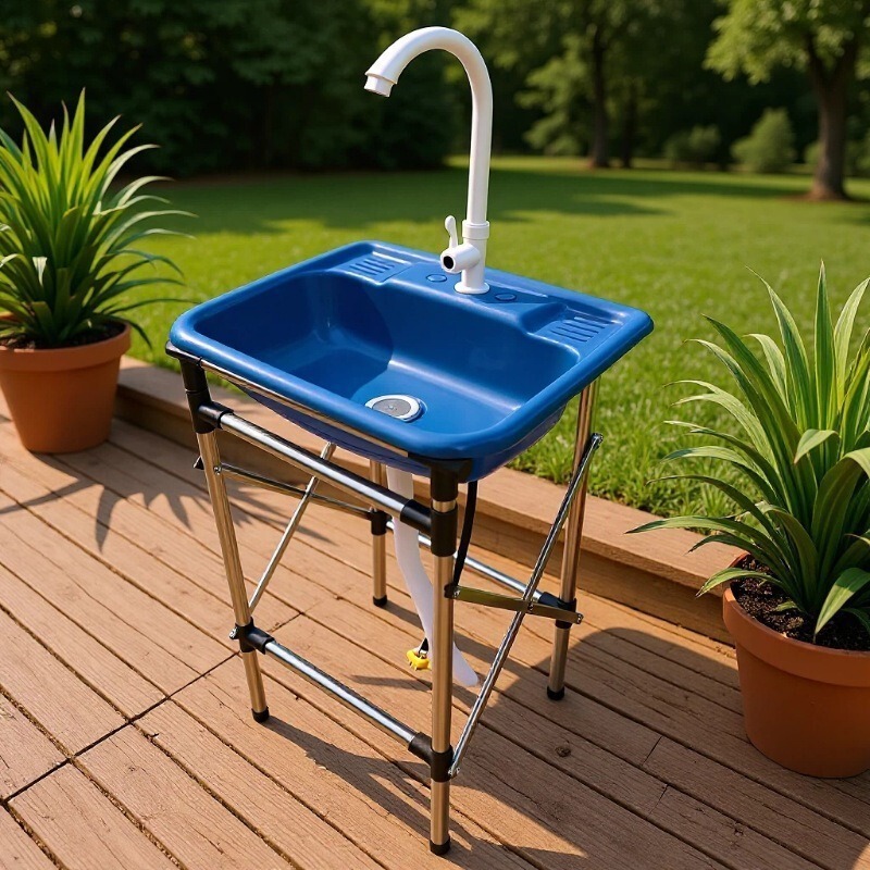 Plastic Simple Wash Basin for Bathroom, Construction Site, Temporary Decoration, with Stand Plastic Simple Wash Basin for Bathroom, Construction Site, Temporary Decoration, with Stand