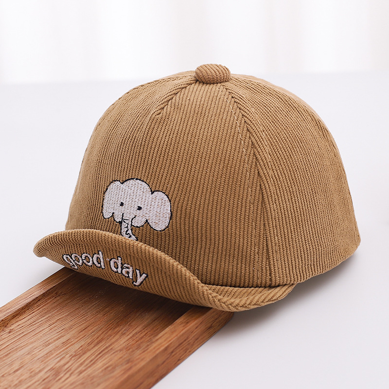 Primavera y otoño ajustable sombrero de pato para bebés, sombrero de béisbol universal para niños y niñas, sombrero de protección solar de primavera y verano