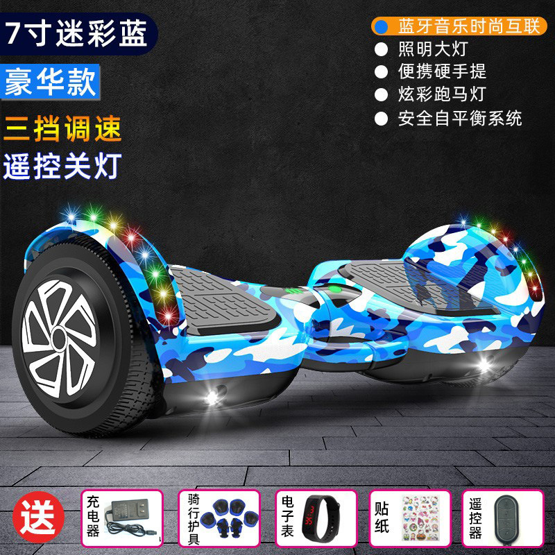 Auto Parts and Accessories – Other New Intelligent Electric - deluxe-camouflage-blue-bluetooth-remote-control-marquee-gift-pack-36v