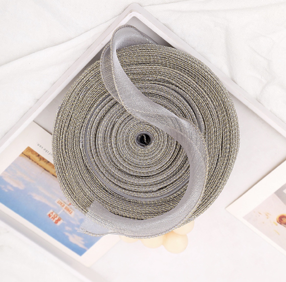 Tela Onda Perlada para Envoltura Floral — DIY Decoración y Repostería