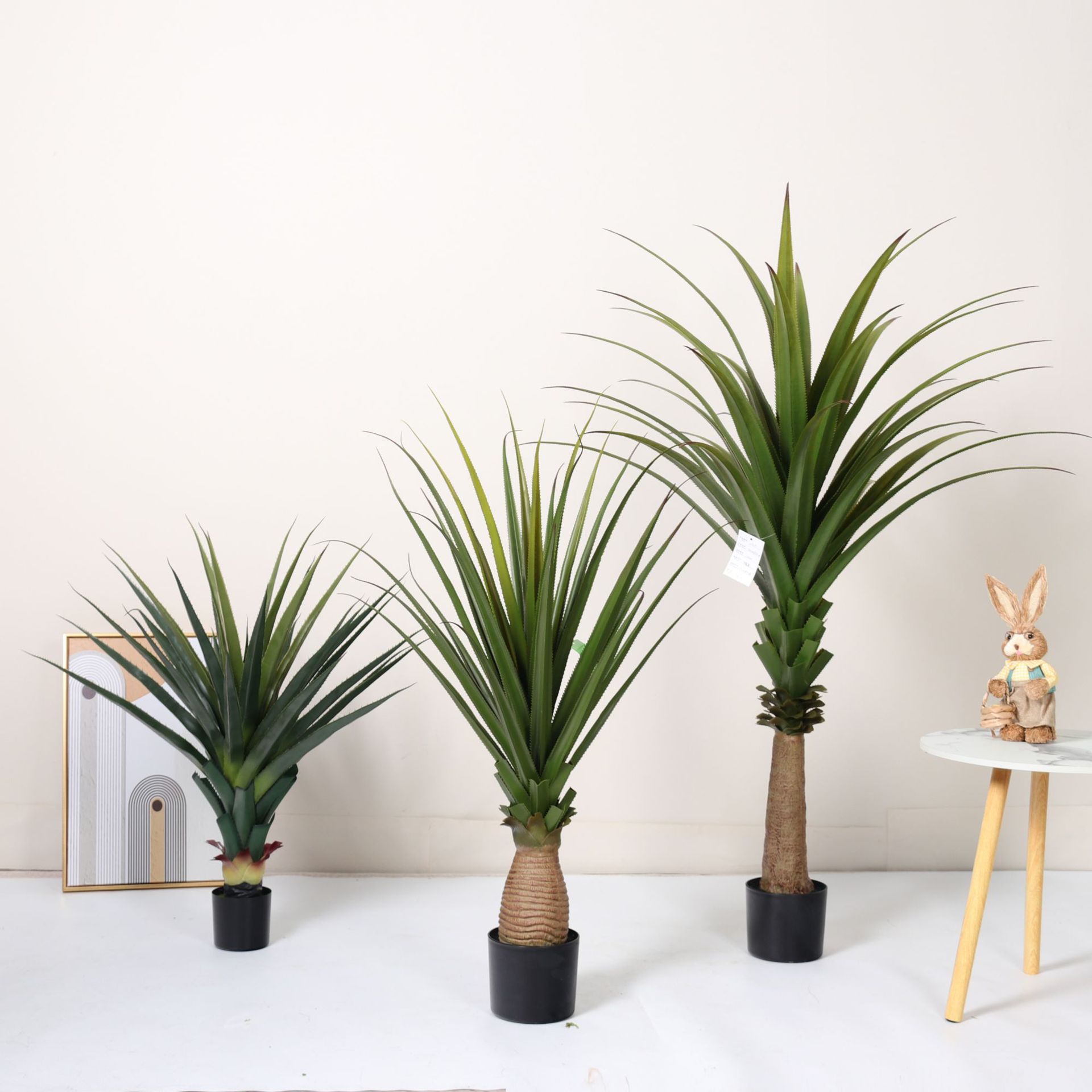 Simulación de plantas verdes, navegación suave, sisal, árboles falsos, plantas en macetas, sala de estar, decoración de pisos, decoración, paisajismo de plantas biónicas