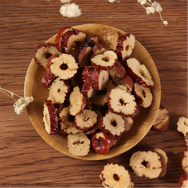 Xinjiang Specialty Jujube Ring Bagged 250g*4 Bags Seedless Red Date Dried Red Date Slices Crispy Red Date Dried for Drinking Water E-Jiao Supplementary Material