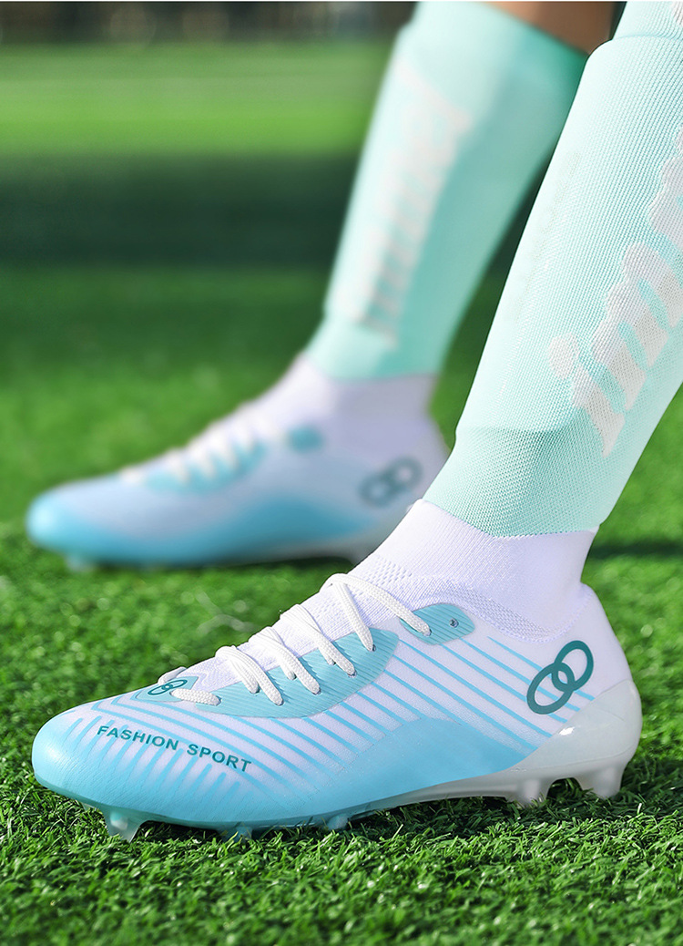 Bezšuvju lidojoši austi futbola apavi Vīriešu un sieviešu audzēkņu treniņu apavi ar smailēm._voghion.com