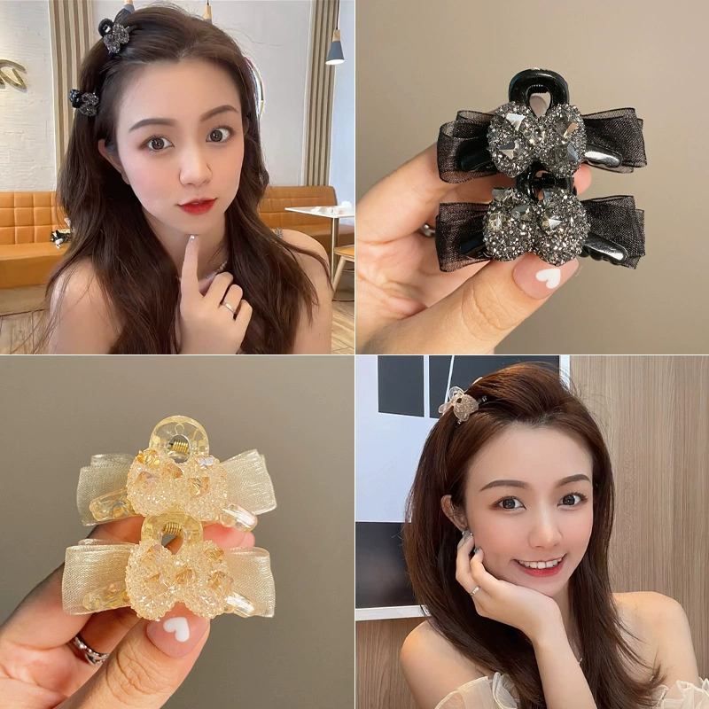 Акулья символ с бантом, заколка для волос, Crab pin, аксессуар для волос, стиль высокого качества, стиль лёгкая роскошь
