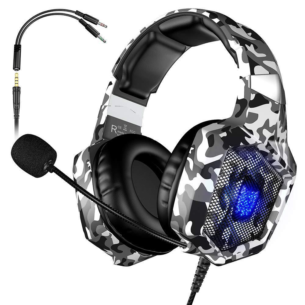 Cross-Border Hot-Selling Product Onikuma K8 Over-Ear Gaming Headset, the Ultimate Gaming Tool, Gaming Headset with Rgb Lighting