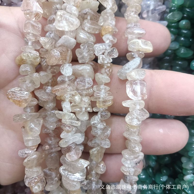 天然水晶瑪瑙砂利原石 diy ジュエリーアクセサリーブレスレットビーズクリスタル消磁石砂利卸売|undefined