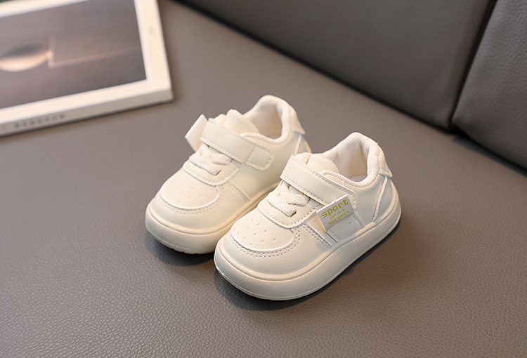Nouveau Chaussures bébé printemps et automne saison hommes bébé semelle souple chaussures de marche hommes chaussures de sport conseil enfants nouveau blanc_voghion.com