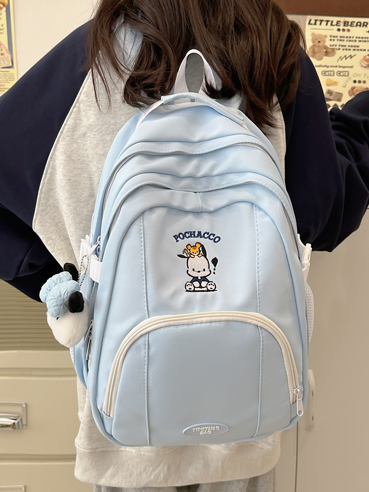 Mujeres de estilo japonés mochila de bambina, estudiantes de secundaria de dibujos animados lindas mochila de alto valor