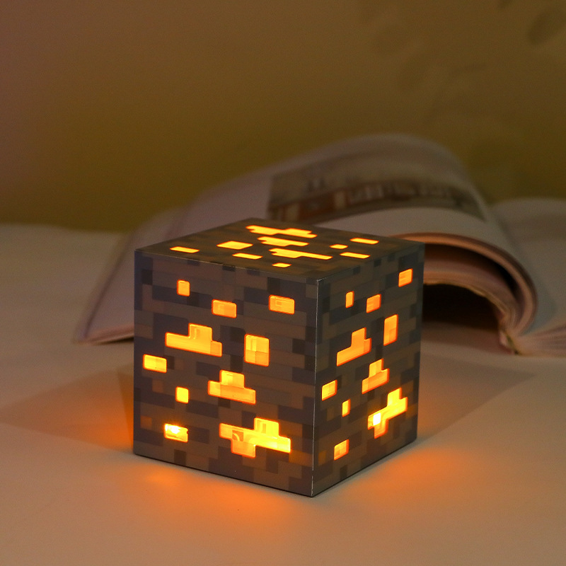 Minecraft フェアリーライトゲーム周辺機器 MC トーチライトおもちゃモデル雰囲気装飾ライト誕生日ギフト|undefined