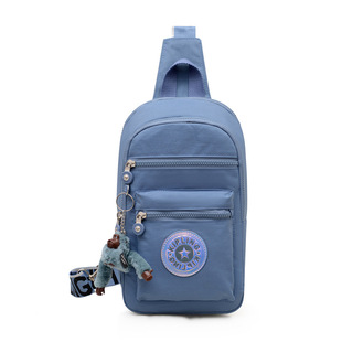 Monkey Bag New Fashion Ladies Backpack Lightweight Solid Color Casual Chest Bag Niche Design Casual Messenger Bag Kp