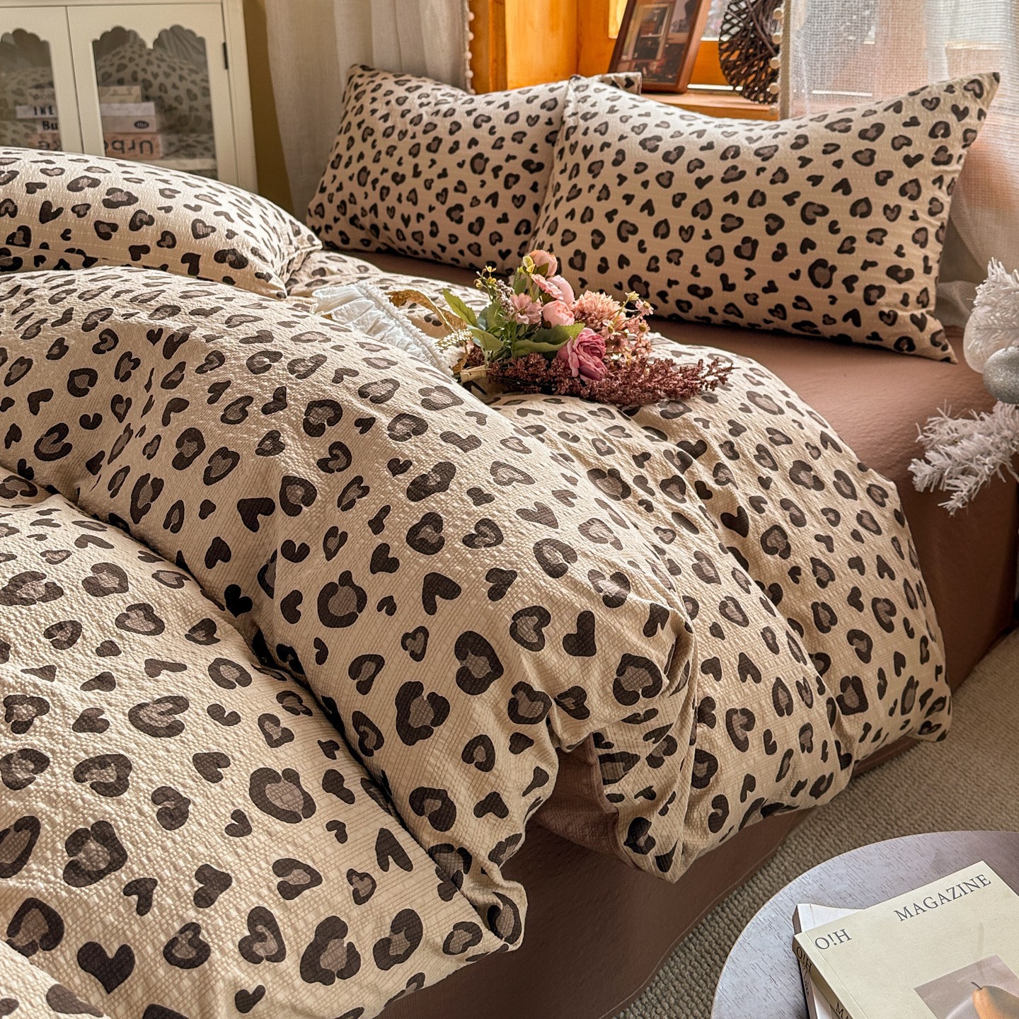 American Amazon Puff Quilt Cover Three-Piece Set Export Double Quilt Cover Export Oversized Cross-Border Pillowcase King Size