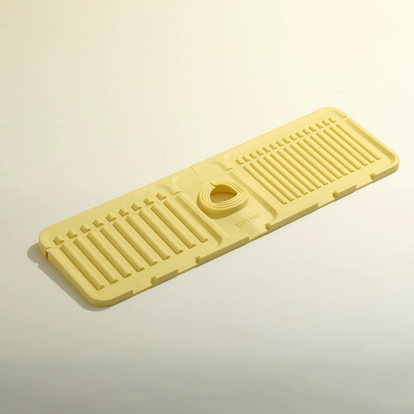 Yellow non-slip drying rack, material