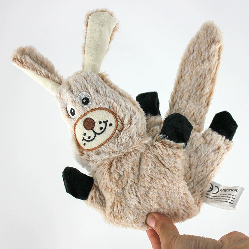 Rabbit, plush toy for training, pet, cat, makes sounds