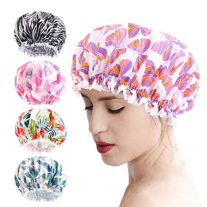 Home EVA Printed Waterproof Shutter Dust Oil-proof Hat Hat Hats…