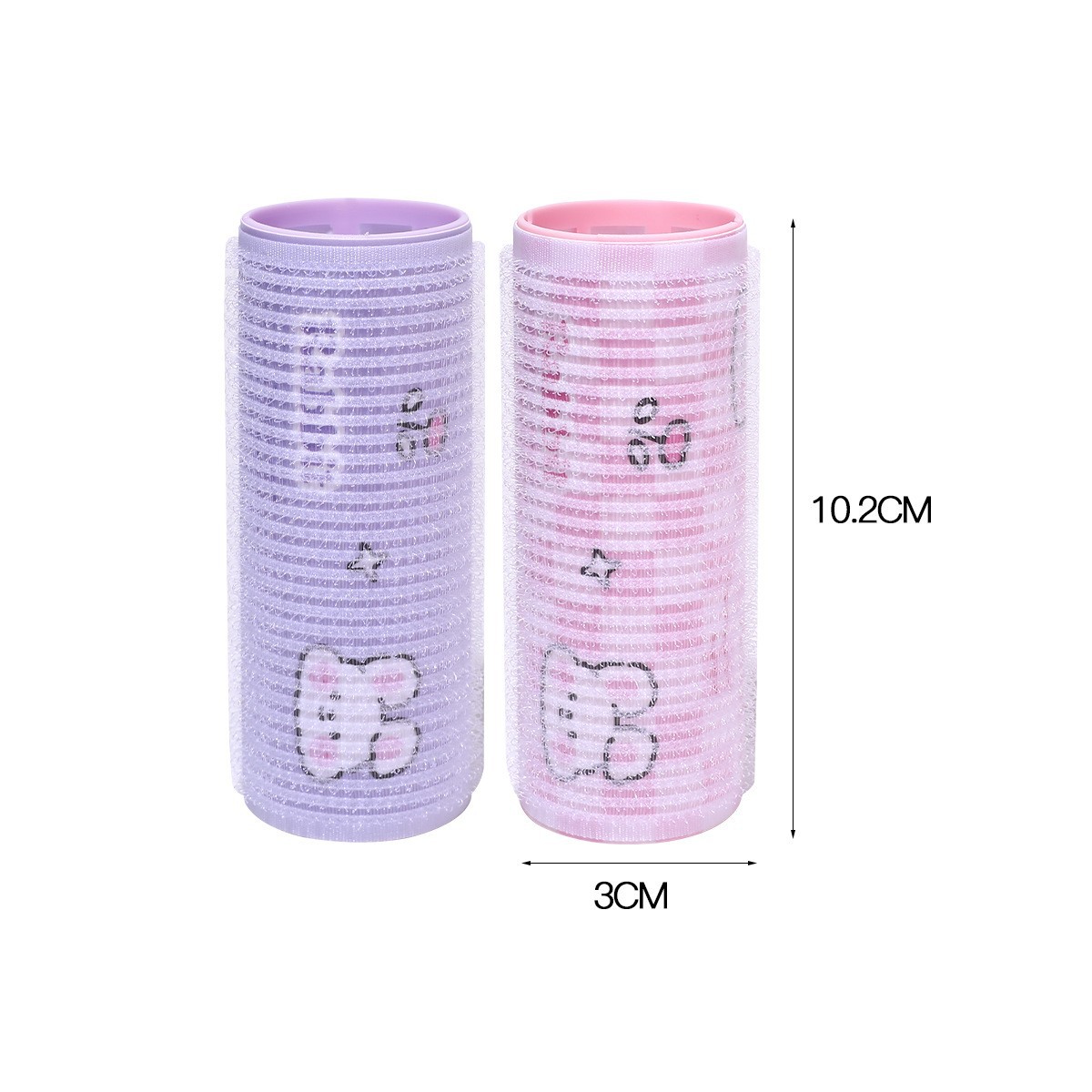 만화 토끼-3.0X10.2cm 컬링 배럴 대량