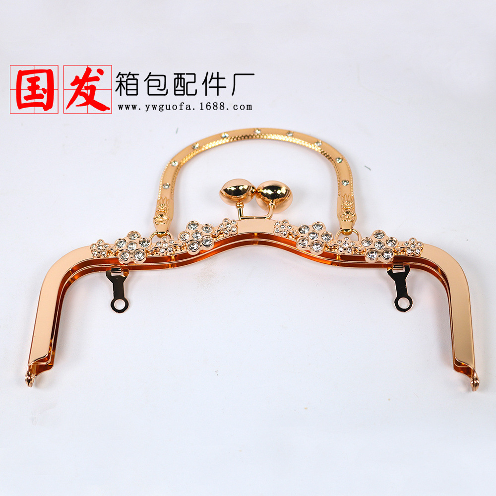 Agujero de tornillo 20,5 cm cóncavo agujero de ciruela de cintura cabeza de campana boca de mano plana oro oro claro