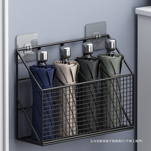Umbrella Storage Rack, Umbrella Stand, Storage Hook, Umbrella Holder, Umbrella Rack, Household, Doorway, Wall-Mounted, Hanging