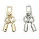 High-grade square mobile phone rope hook pearl le hardware square wire spring ring hanging clock hanging rope hardware accessories