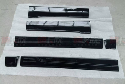 and Tail Lip Appearance Kit, Big Surrounded - side-skirt-glossy-black
