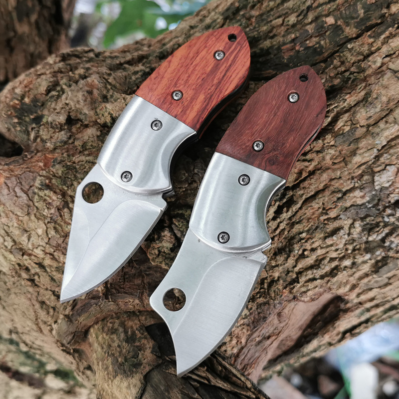 户外迷你小刀折叠刀防身随身折叠钥匙刀便携带袖珍水果刀收藏刀具