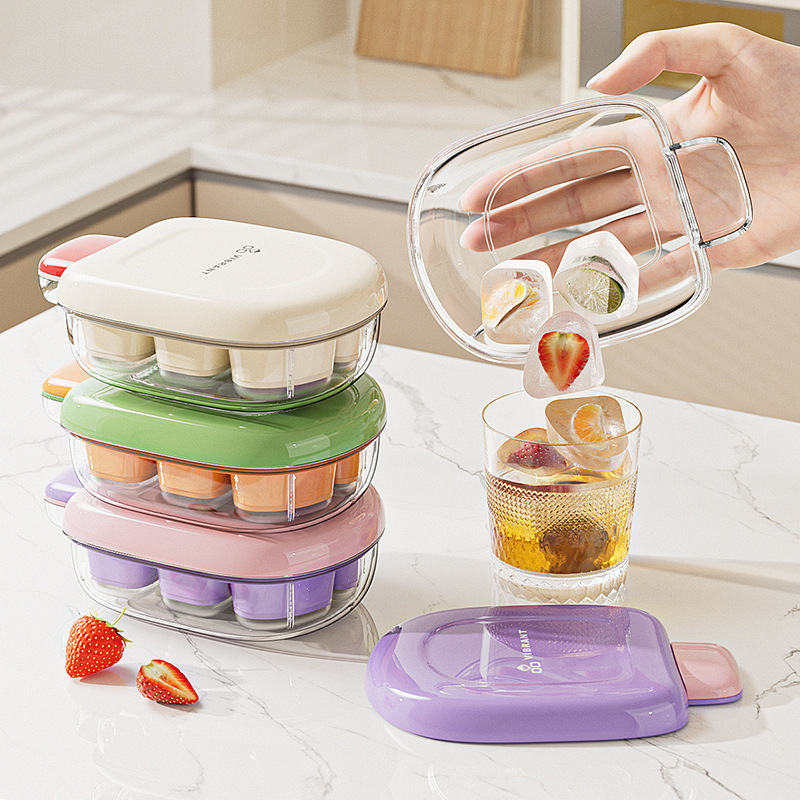アイスキャンディーの金型食品級製氷箱はアイスキャンディーの家庭用自作のアイスキャンディーを押します。|undefined