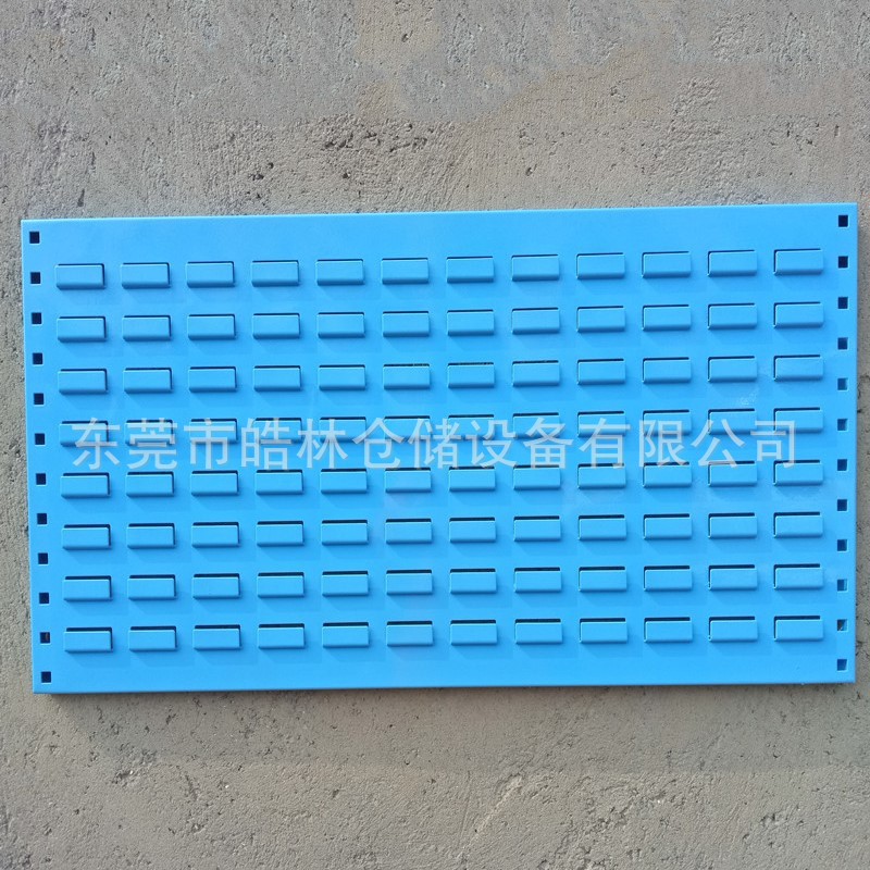 厂家直供洞洞板方孔板五金工具挂板展示架金属加厚百叶展示挂板