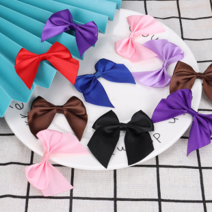 Supply eight points polyester with small bow accessories clothing accessories headdress hair accessories DIY jewelry gift decoration