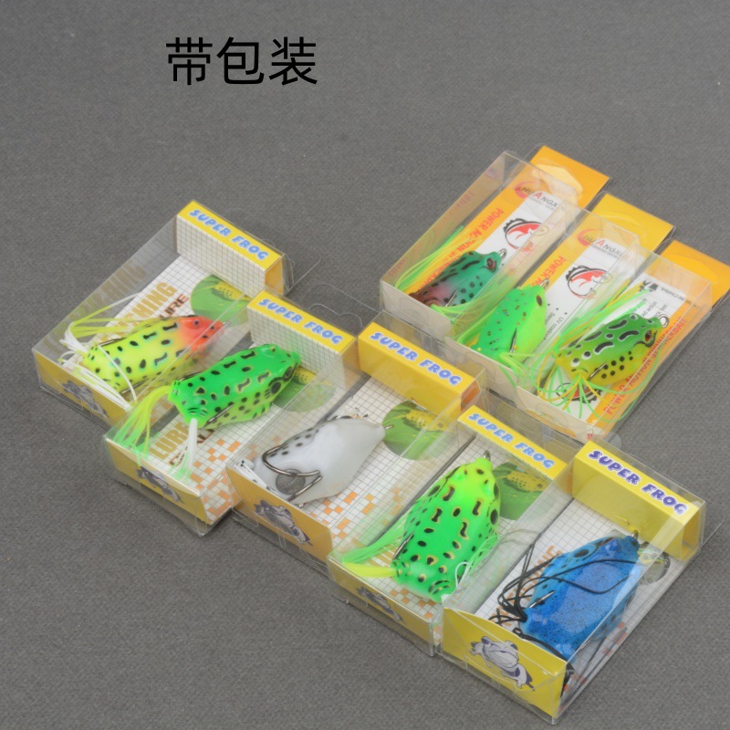 Rana fea Rana del trueno de tiro largo Rana de cueva de hierba pesada Rana Luya Verano Rana de simulación negra Pez negro para matar cebo falso