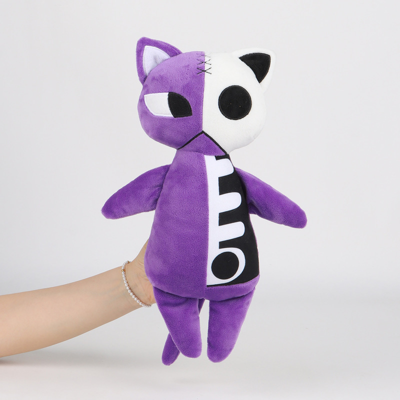 跨境新品panty and stocking吊带袜天使2骨头猫毛绒玩具周边公仔|undefined