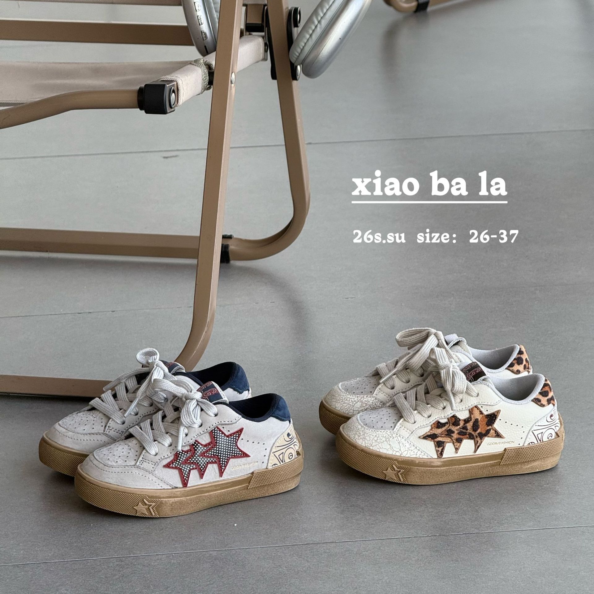 autumn children's trend sneakers with rhinestones
