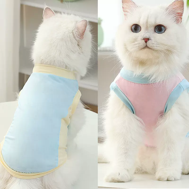跨境夏季降温防暑狗狗衣服可爱凉凉衣薄款透气猫咪宠物衣服猫狗衣