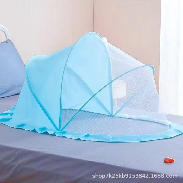Children's foldable mosquito nets are in stock, foldable mosquito net covers for babies, children's baby beds, newborn yurt-style mosquito nets