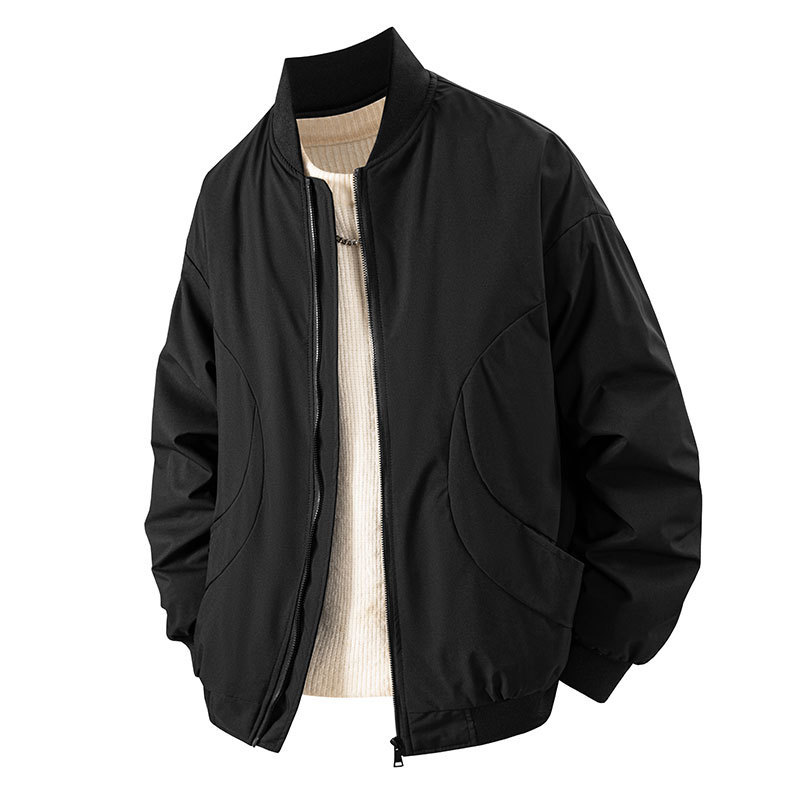 Cross-Border Wholesale American Retro Pilot Jacket Cotton Coat Windproof Men's Winter Trendy Versatile Loose Baseball Jacket