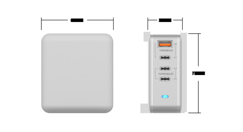 GAN150W gallium nitride laptop charger adapter travel charger suitable for Apple charger mobile phone charging GAN150W gallium nitride laptop charger adapter travel charger suitable for Apple charger mobile phone charging