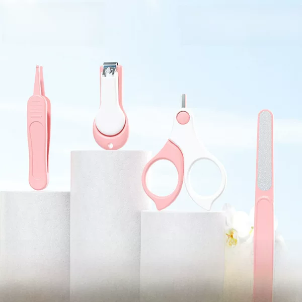 Century Baby Baby Nail Clipper Four-Piece Set Newborn Baby Nail Clipper Supplies Infant and Child Care Tools