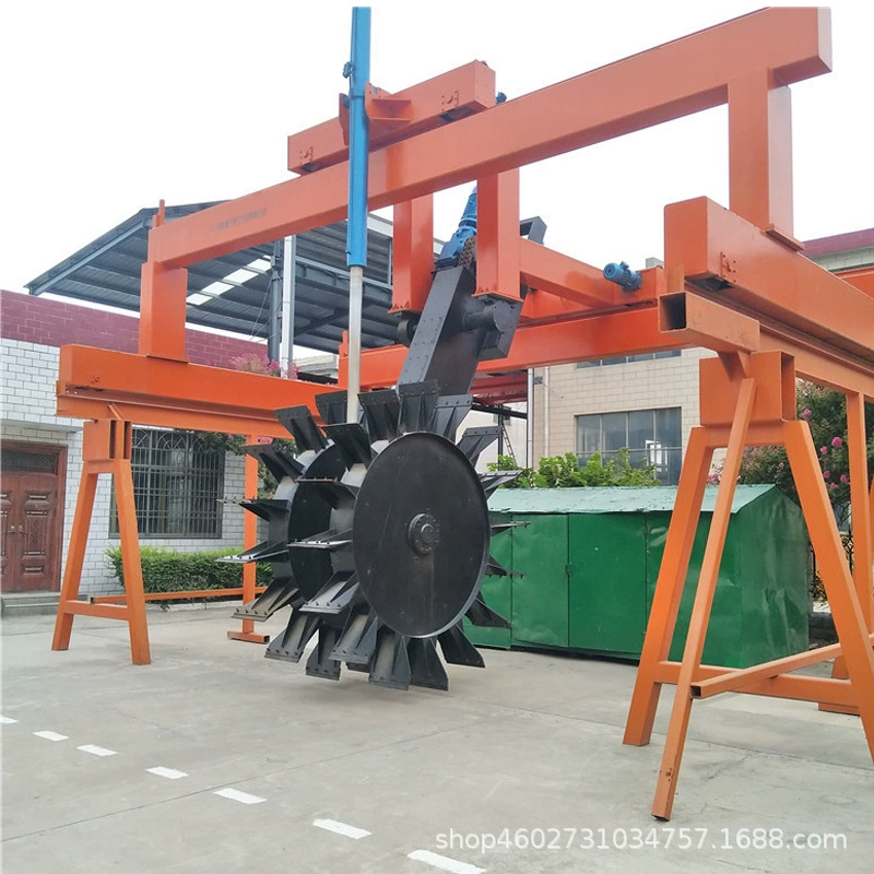 Роторный дисковый переворачиватель свекловичных отрубей, соевого шрота, оборудования для ферментации дистилляторных зерен, органических удобрений для кормов, переворачивателя питательных веществ для почвы из шлама.