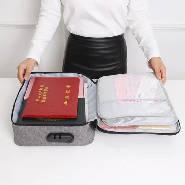 Business Card Storage Bag, Large-Capacity Document Organizer, Certificate and Passport Card Holder, Storage Box, Storage Bag, Storage Box for Bead Art