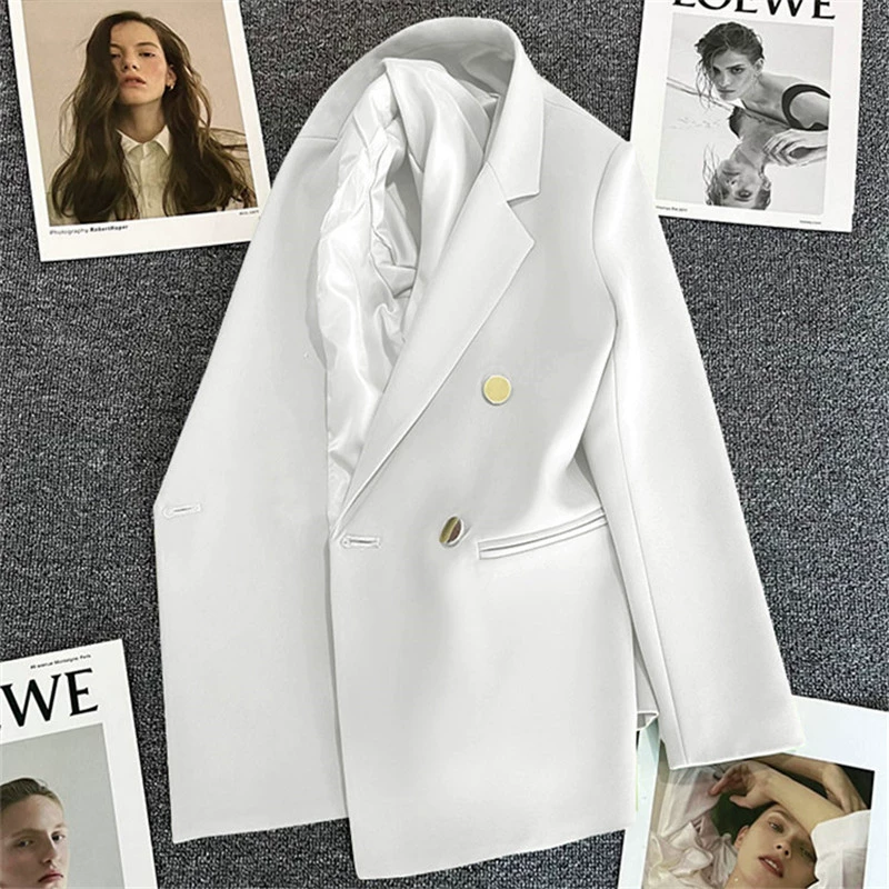 Red spring classic suit jacket, 2026 years, Korean style