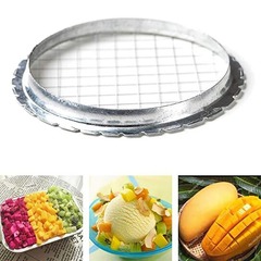 銀色ステンレスマッシュポテト手圧搾器糸切り器果物切り器キッチンガジェット