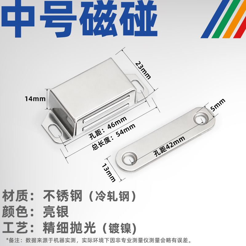 ステンレス製キャビネットドア磁気吸着式家具アクセサリードア吸着磁気式ワードローブドア強力磁気隠しドアタッチキャビネット吸着|undefined